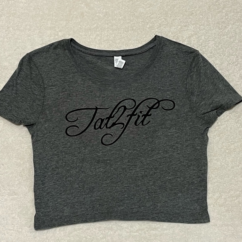 Women’s Gray Crop Top